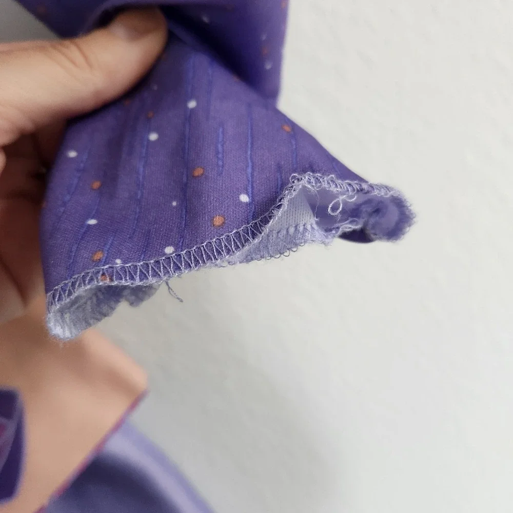 Disney Wish‎ Asha Costume Dress Purple Long Sleeve Kids Size 4-6X